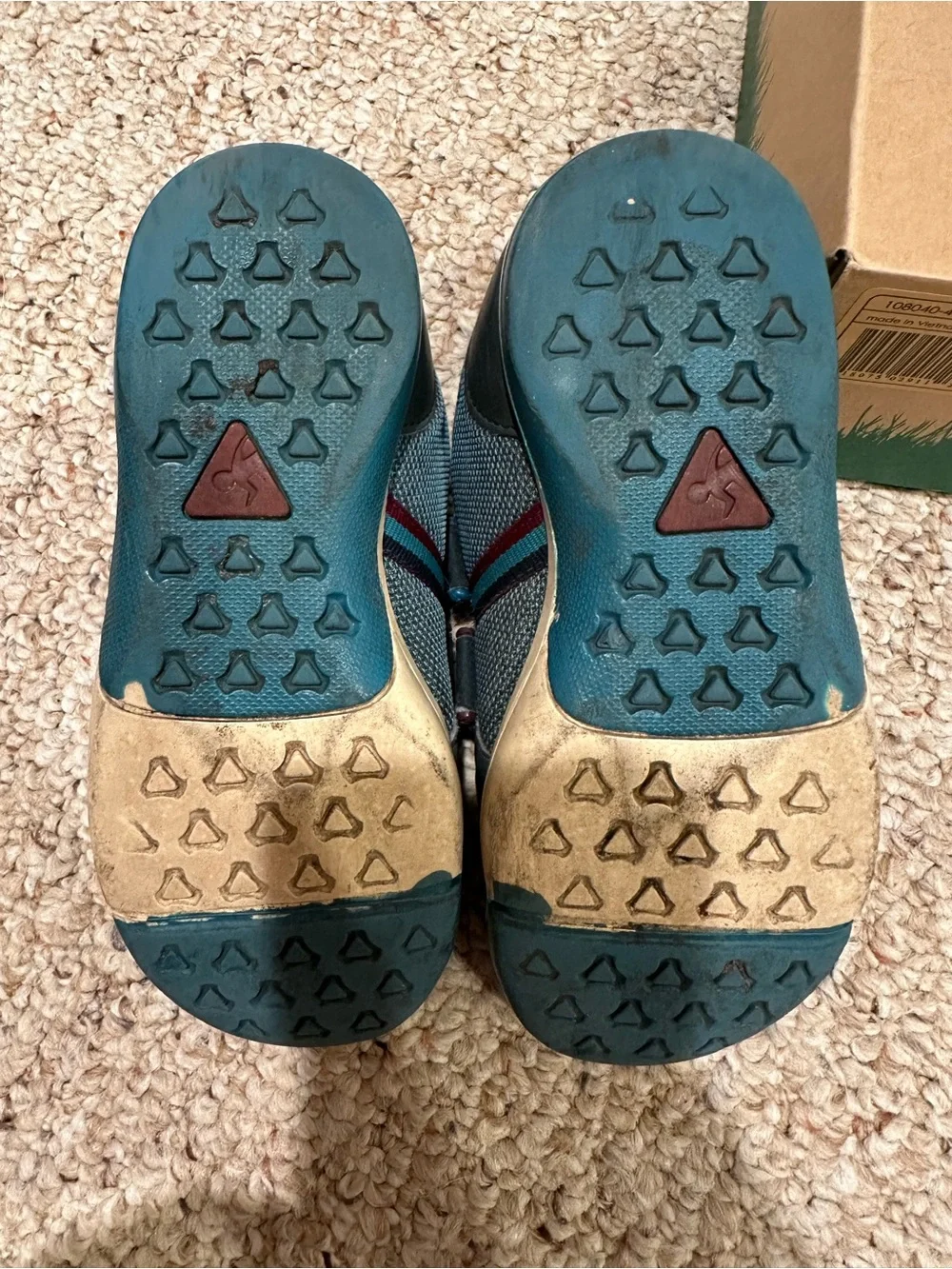 PLAE Kids Dark Gray Sneakers with Teal Accents